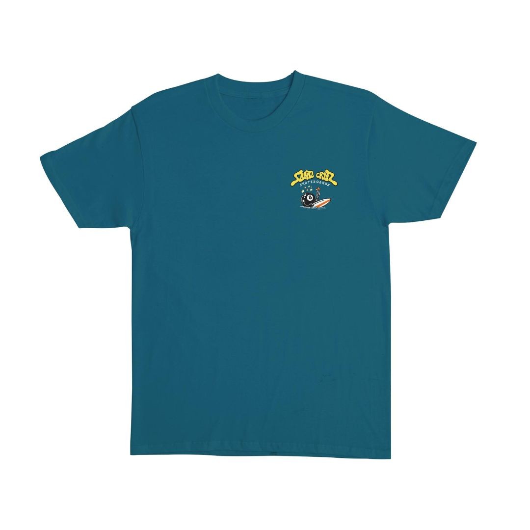 Santa Cruz Winkowski 8Baller Trip Short Sleeve Heavyweight T-Shirt Galapagos