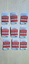9 Autocollants Verisure 4x2,5cm Neufs