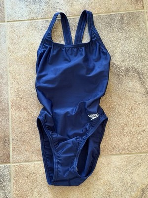Speedo Women's ProLT Super Proback Solid Navy Blue One-Piece Size 28 NWOT