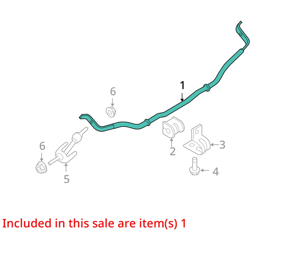 Barra estabilizadora trasera Ford Escape 2010 tracción delantera fabricante de equipos originales 121 k millas - LKQ406277176 Foto 3 de 4