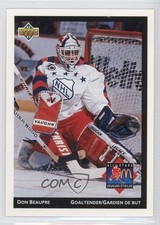 1992-93 Upper Deck McDonald's Don Beaupre #McD-15 1p0