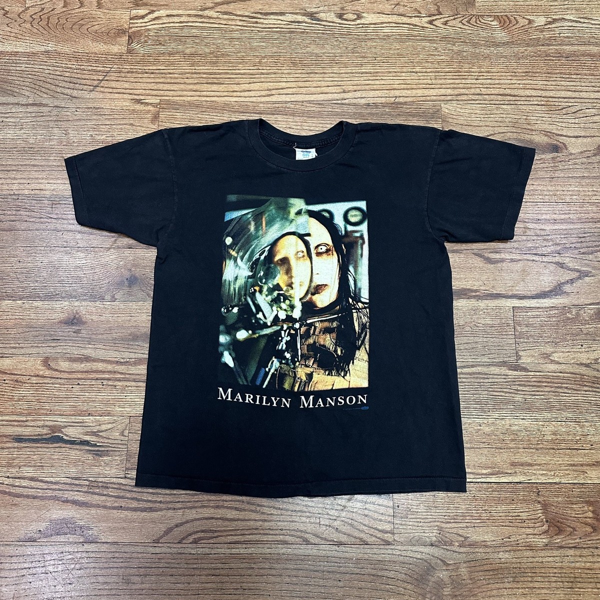 VTG 90s Marilyn Manson Beautiful People Black Shirt Adult size