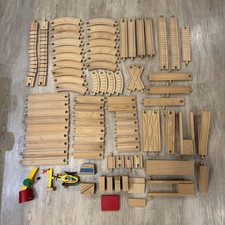 Massive Lot of BRIO, Trains, Tracks  Roundhouse - 80 Pieces