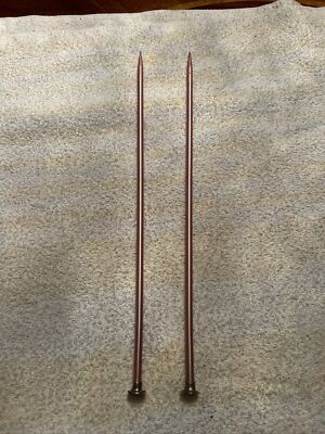 Susan Bates Silvalume Single Point Knitting Needles 14''-Size 10.5/6.5mm