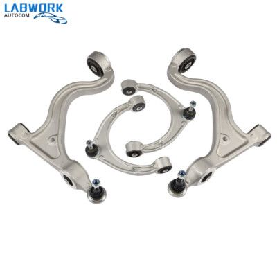 Fit For 2010-2013 Porsche Panamera Front Upper + Lower Control Arms 4PCS
