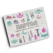 A4 PRINT - Hapton, Norfolk, England - World Landmarks