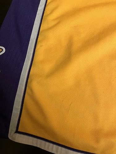Vintage Adidas LA Lakers NBA Swingman Shorts Size 2XL XXL From 2014 - Picture 13 of 17