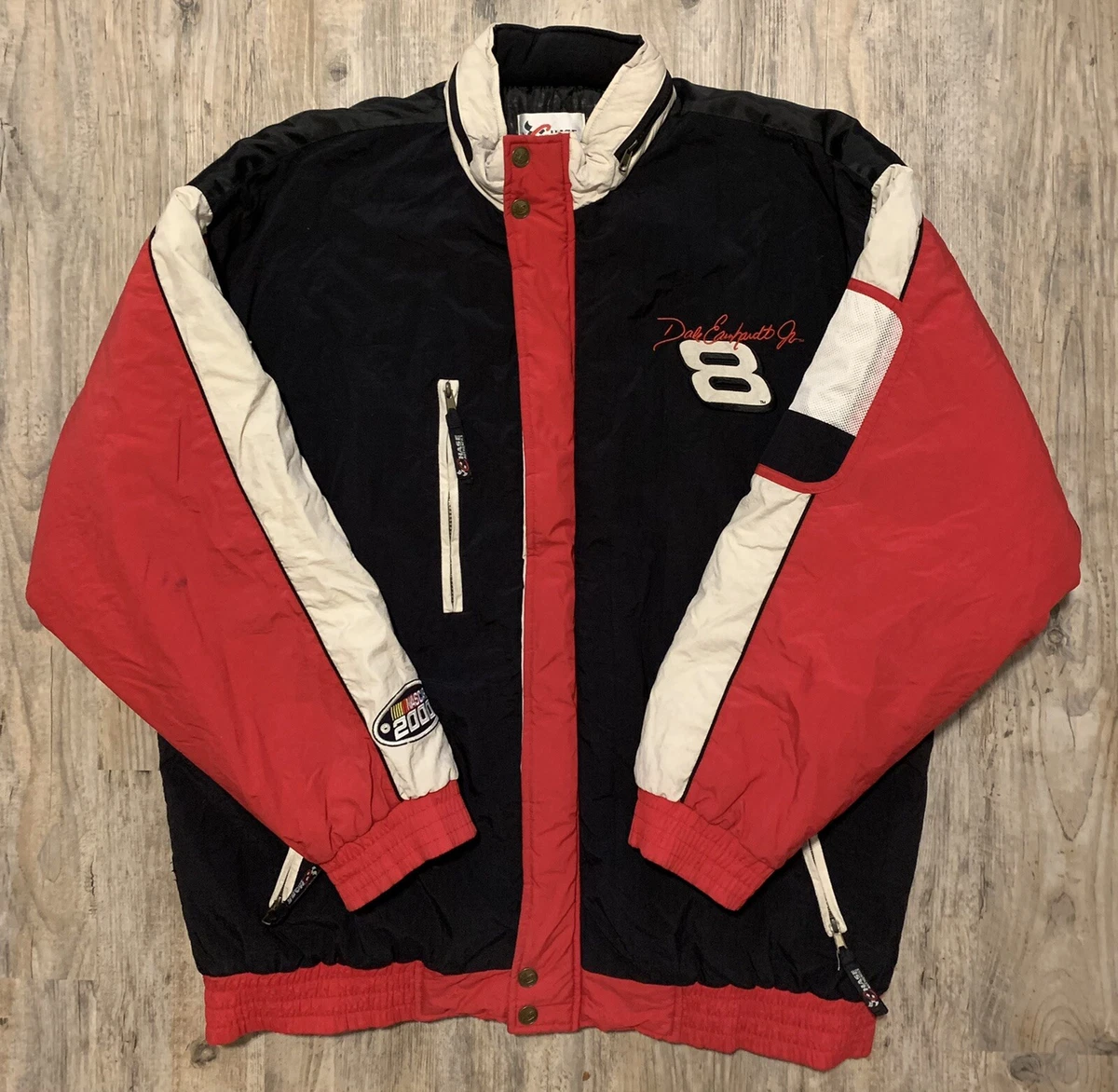 Dale Earnhardt Jr Chase Year 2000 Full Zip Nascar Jacket Mens Size