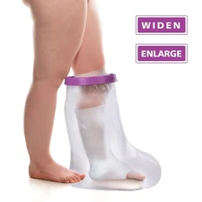 Medots Extra Wide/Oversized Waterproof Leg Cast Cover for Shower Adults-Reusable