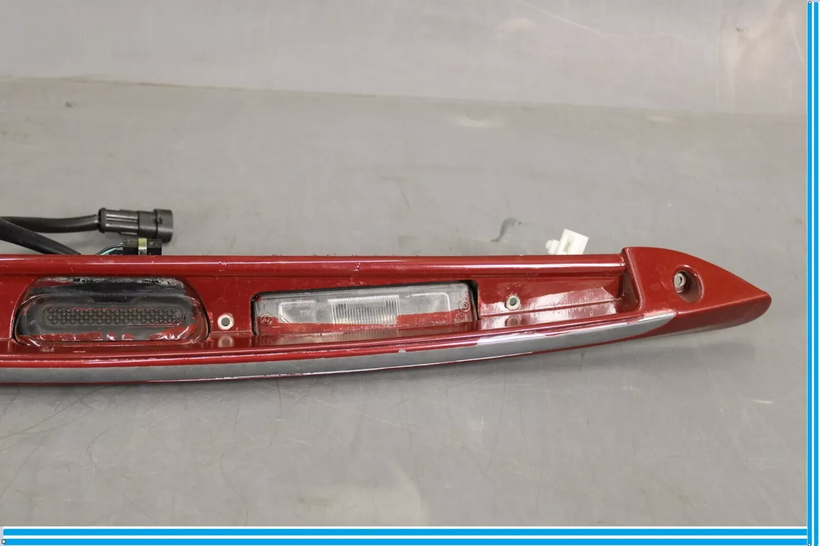 03-13 Maserati Quattroporte M139 Rear Trunk Tailgate Handle Trim Cover Red OEM