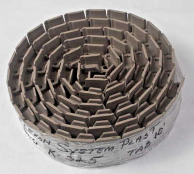 Flexon / System Plast LF880TK 3-1/4 TAB Conveyor Chain 10ft Length NEW no Box