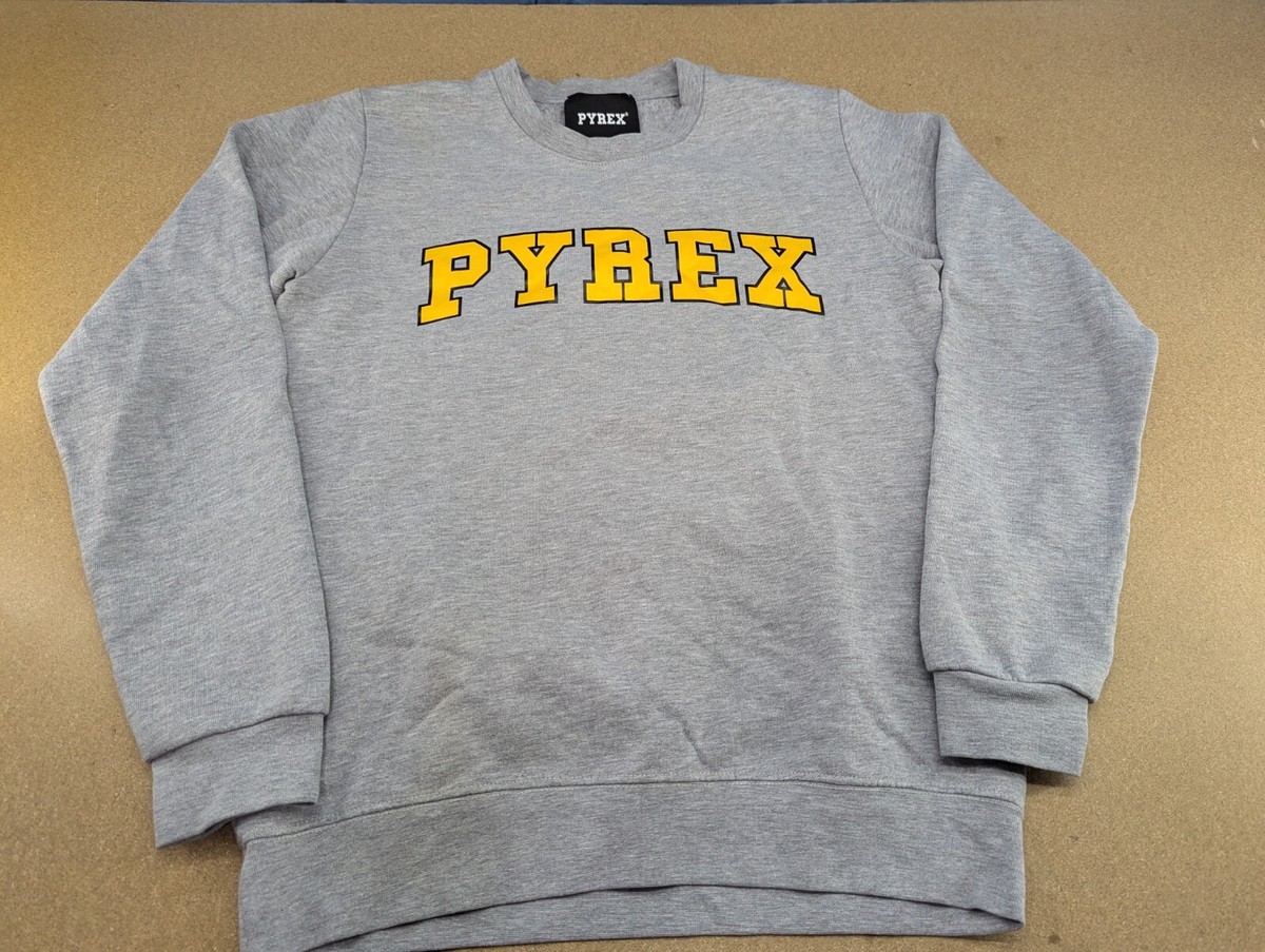 Pyrex Vision Mens Sweatshirt Size S Crewneck Gray Virgil Abhol