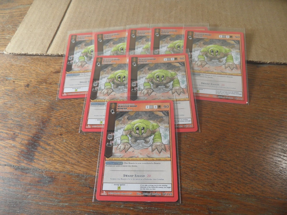MW-70 Metazoo Wilderness Selbyville Swamp Monster card lot x8 NH