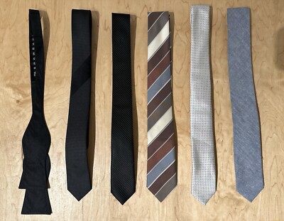 Lot of Ties ( Top Man, J Crew, Tommy Hilfiger, 21 Man ) & A Bow Tie