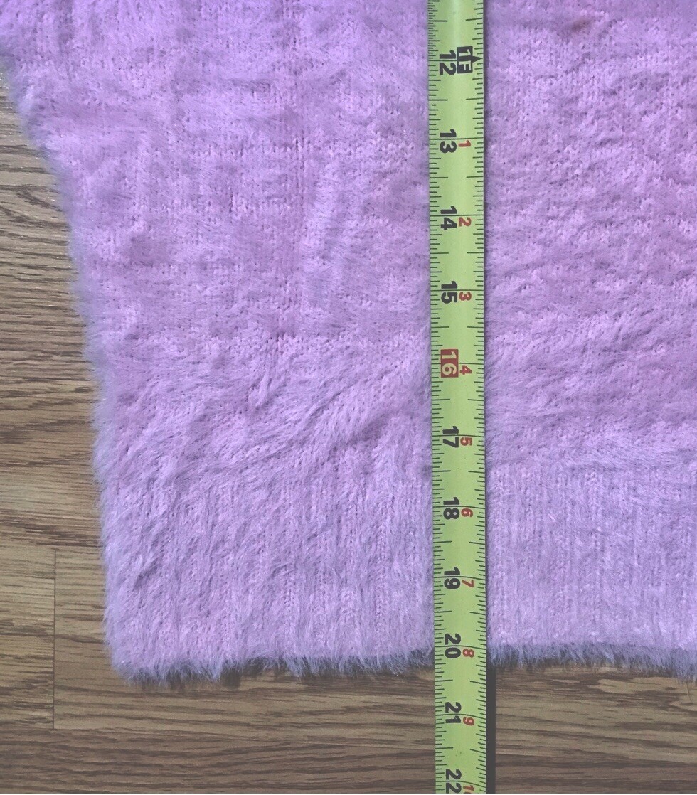 MCGUIRE Pallenburg Cloud Fuzzy Knit Sweater Womens’s M Valley Girl Pink Crewneck