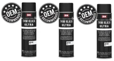 SEM 49143, Trim Black Ultra Satin, Aerosol (3 Pack)