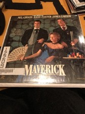 Maverick Laser Disc Laserdisc Used With Sleeve 2 Disc Set