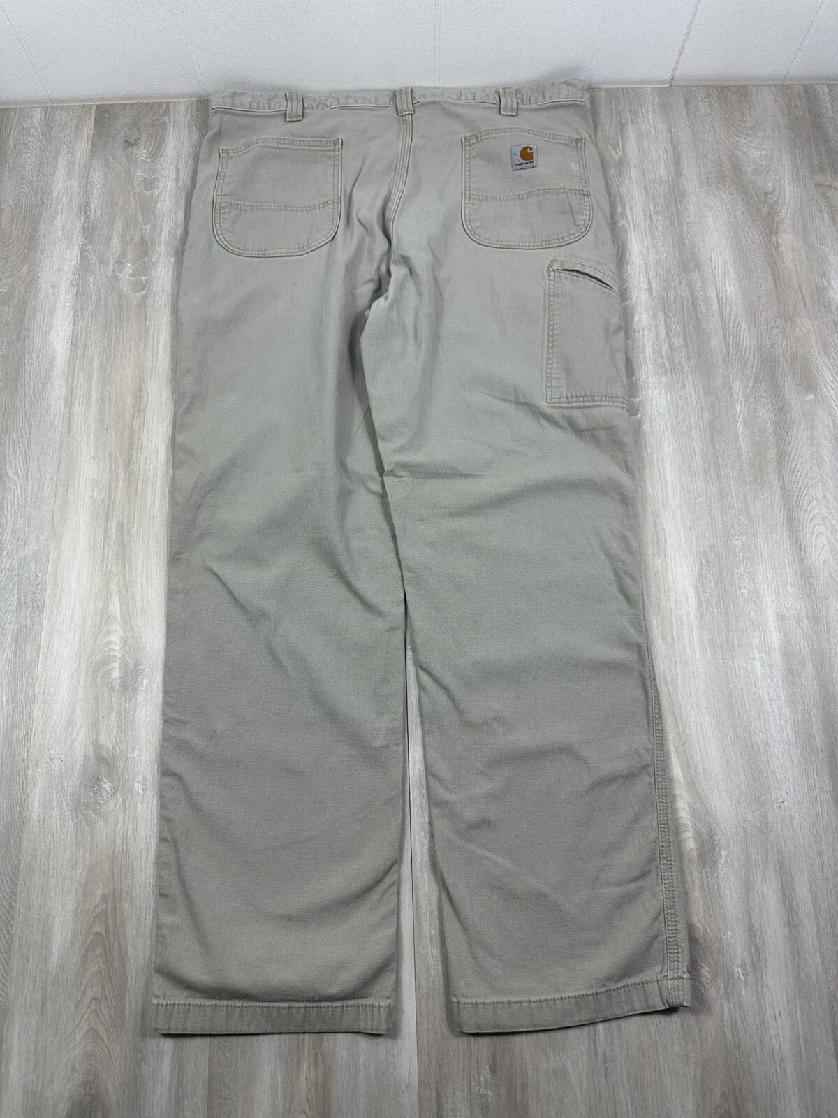 Pantalon Carhartt homme 40x32 robuste toile flexible coupe décontractée marron 102291 232 gris