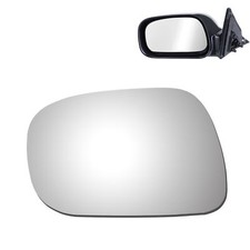 Mirror Glass For 2002-06 Toyota Camry Sedan Made In USA Left Side Flat Adhesive