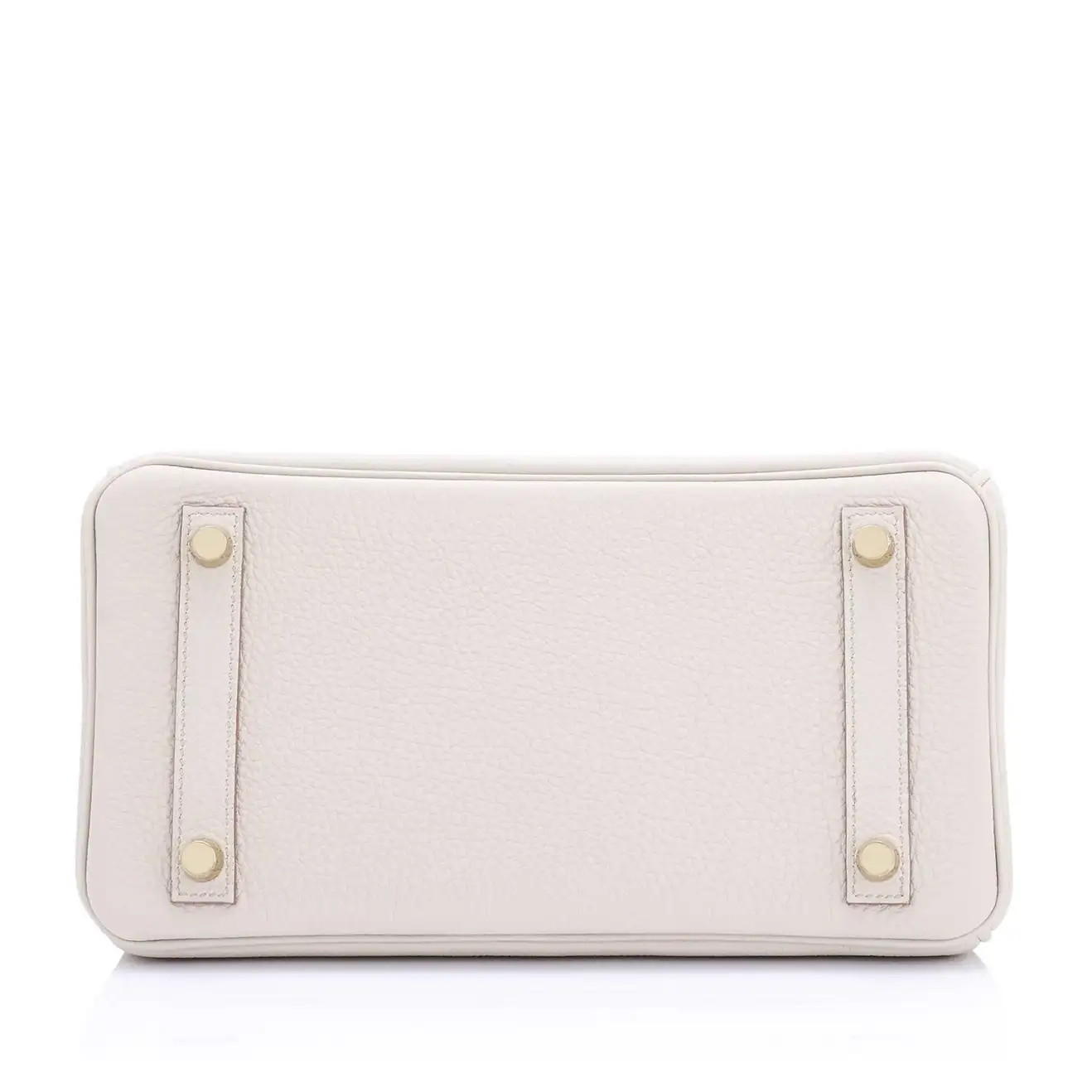 Hermes Beton Birkin 25 Off White Togo Gold Hardware U Stamp, 2022 image 6