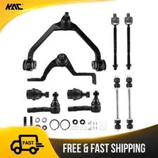 10pcs Control Arms Ball Joint Sway Bar Tie Rod Kit for 98-11 Ford Ranger 2WD 4x4