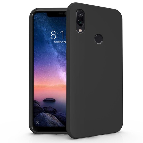 Cover Custodia Silicone Morbido Tpu Soft per Xiaomi Redmi Note 6 Pro Nero