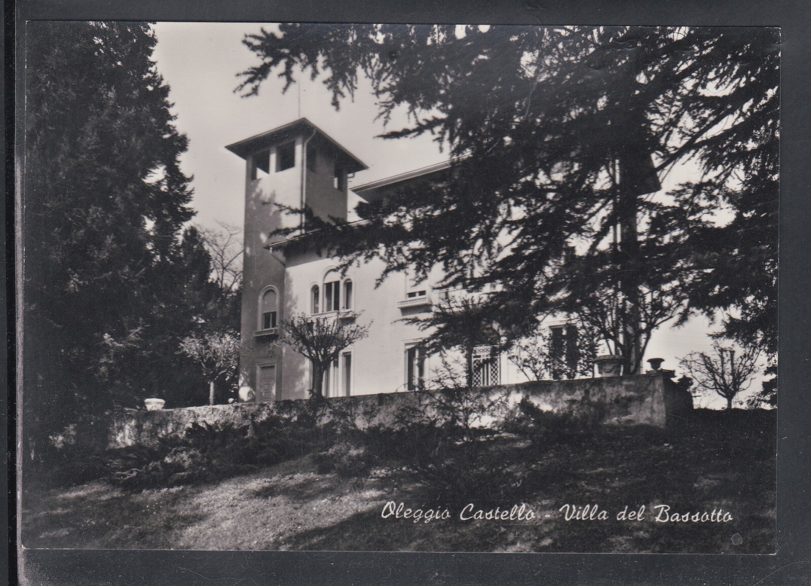 Cartolina Oleggio Castello Villa del Bassotto AC1242