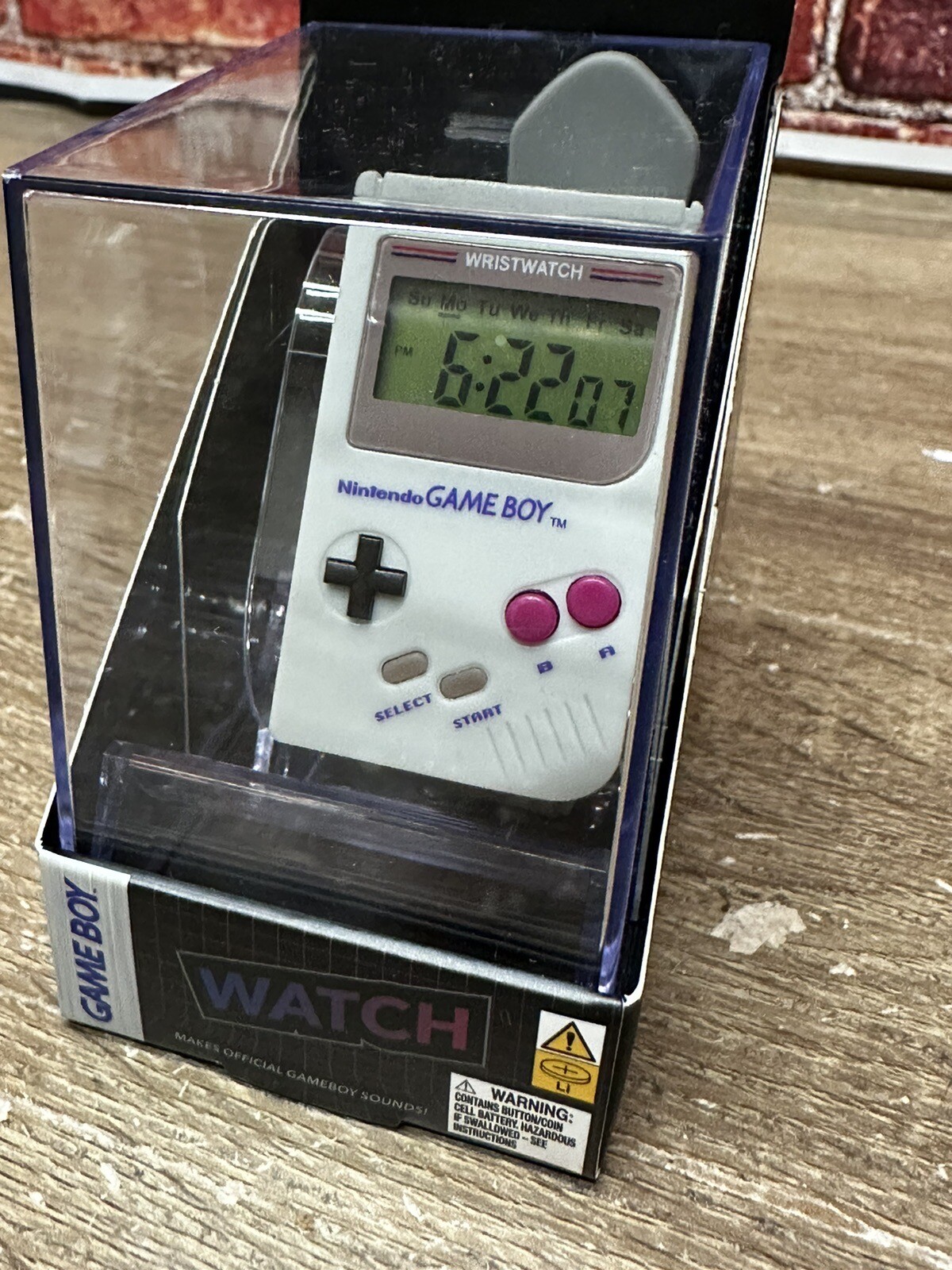 Nintendo Gameboy Watch Paladone Official Super Mario Alarm Sound NES
