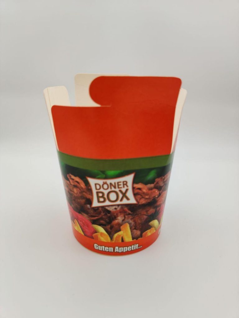 500 Dönerbox 16 oz - 26 oz Dönerboxen/ Foodbox/ Nudelbox/ Gyrosbox ...