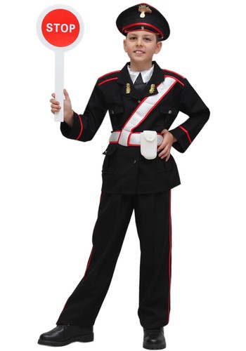 CARABINIERE costume CARNEVALE AGENTE bambino completo tg. 6/7 anni PEGASUS  srl | eBay