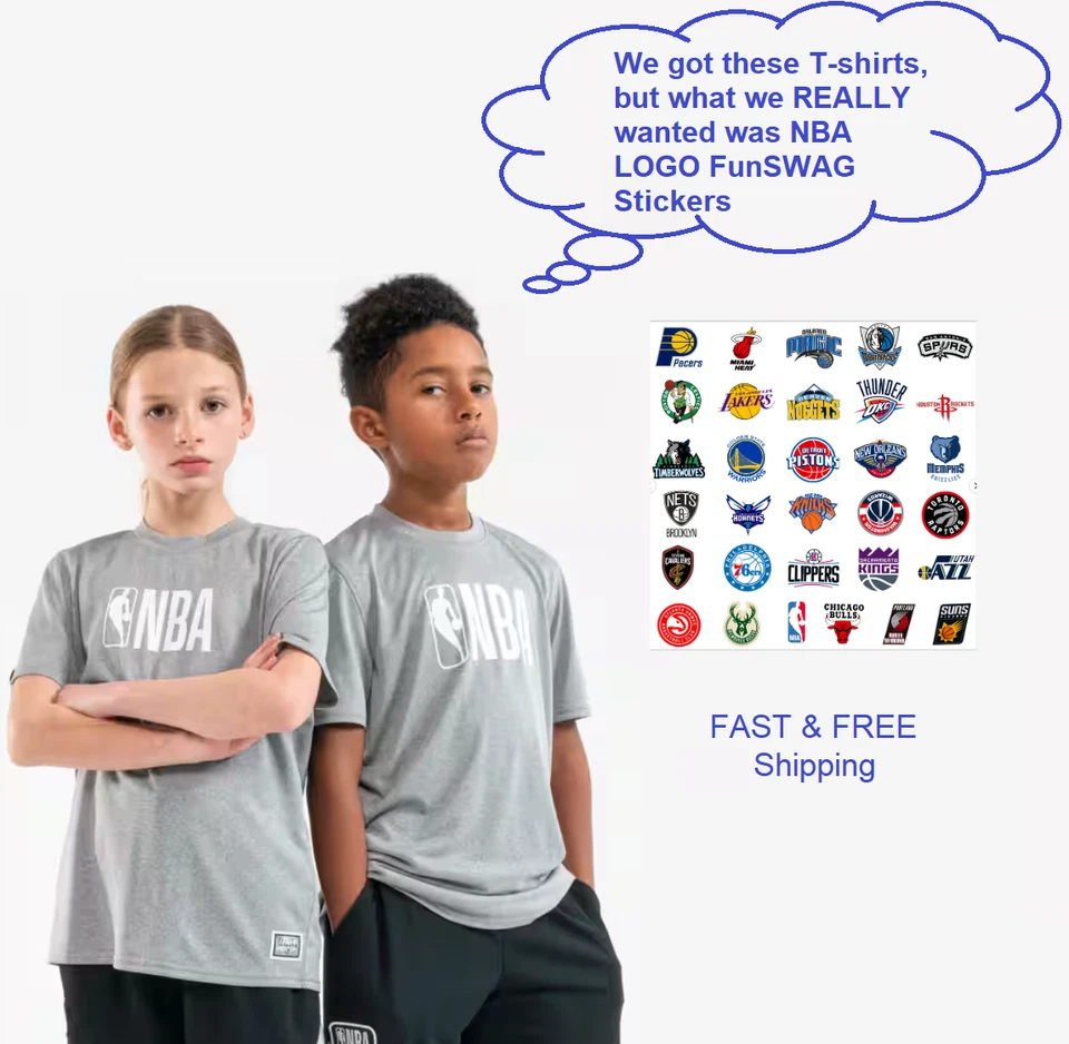 Complete NBA Basketball Team Logo Decal Sticker SWAG Walls, Laptop, Car, Mirror - Image 3 of 4