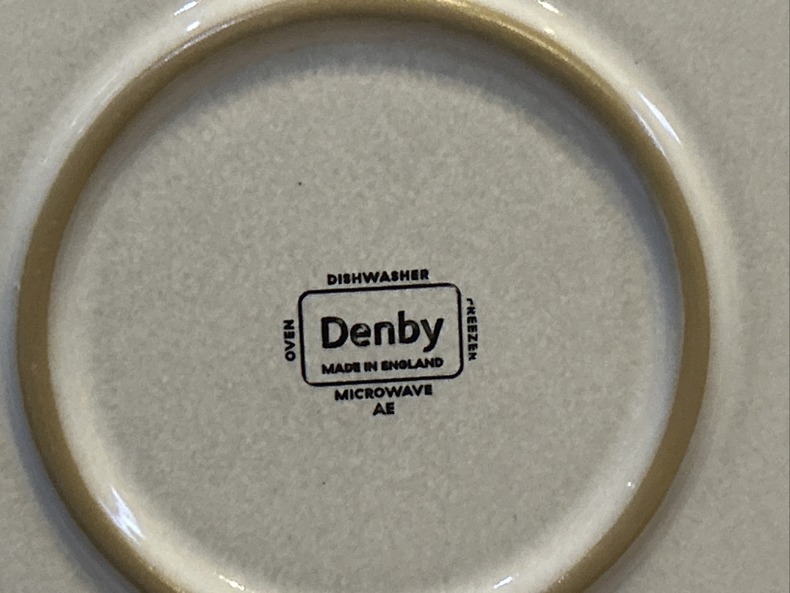 Denby Set Of 4 Intro Soft Grey Coupe Smooth Dinner Plates 10 1/4&rdquo;