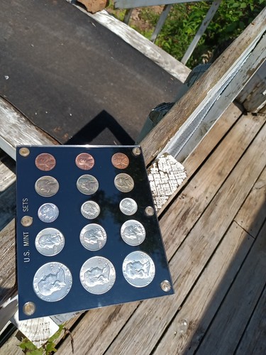 1952 P D S US Mint Uncirculated Set 15 Coins 90% Silver Capital Plastic Holder - 第 4/9 張圖片