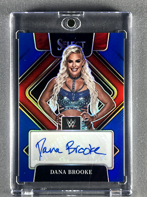 2022 Panini Select WWE Signatures #SG-DBK Dana Brooke /49 Blue
