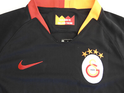 Galatasaray AS 2018 Away Jersey Nike Black Shirt Size Boys S