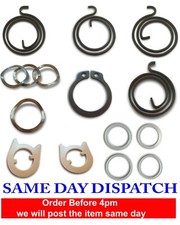 Door Handle Spring Repair Kit Circlip Nylon Washer, Cam Washers, Wave Washers