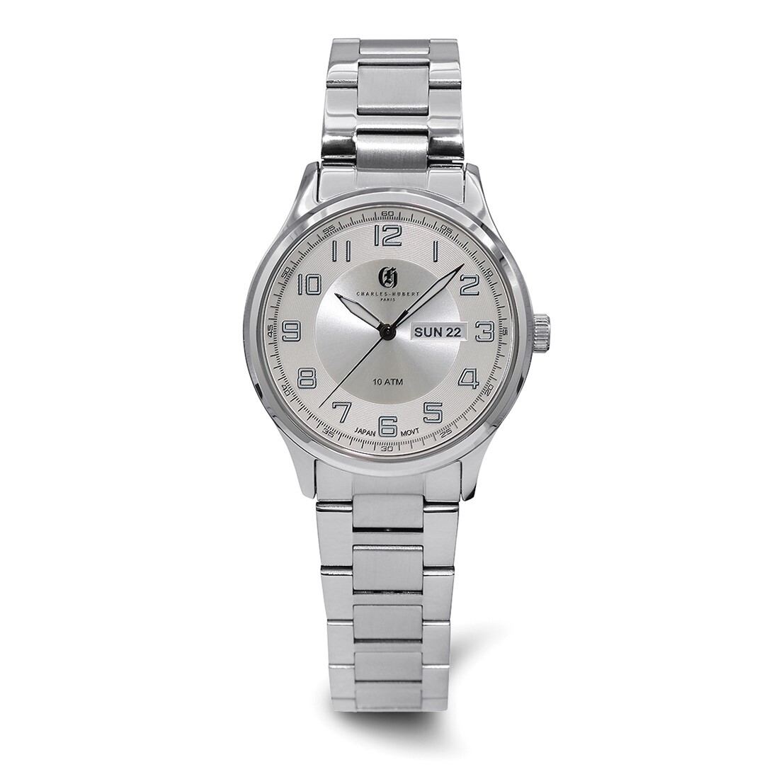 Charles-Hubert Paris Quartz Watch Elegant Charles Hubert Quartz Watch 3814-GW | Jewelry Factory main image 2