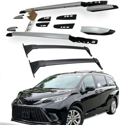 4Pcs Fits for 2021-2025 Sienna XL40 Roof Rail Racks Cross Bars Crossbars  - Main Image