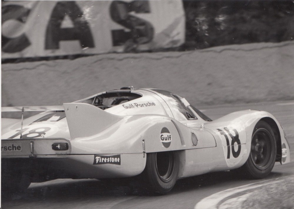 1971 Gulf Porsche 917 LH Le Mans Original DPPI Photo Rodriguez