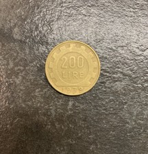 Moneta 200 Lire 1979 Senza Firma Rara