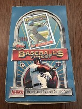1993 Topps Finest Baseball Hobby Box - Empty box with Sammy Sosa card front