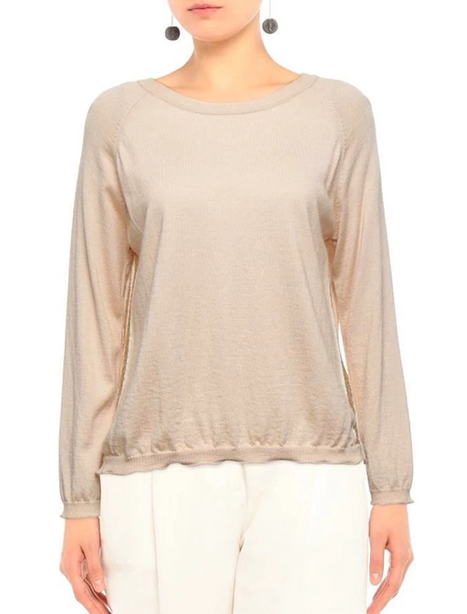 SNOBBY SHEEP - Silk Round Neck Shirt