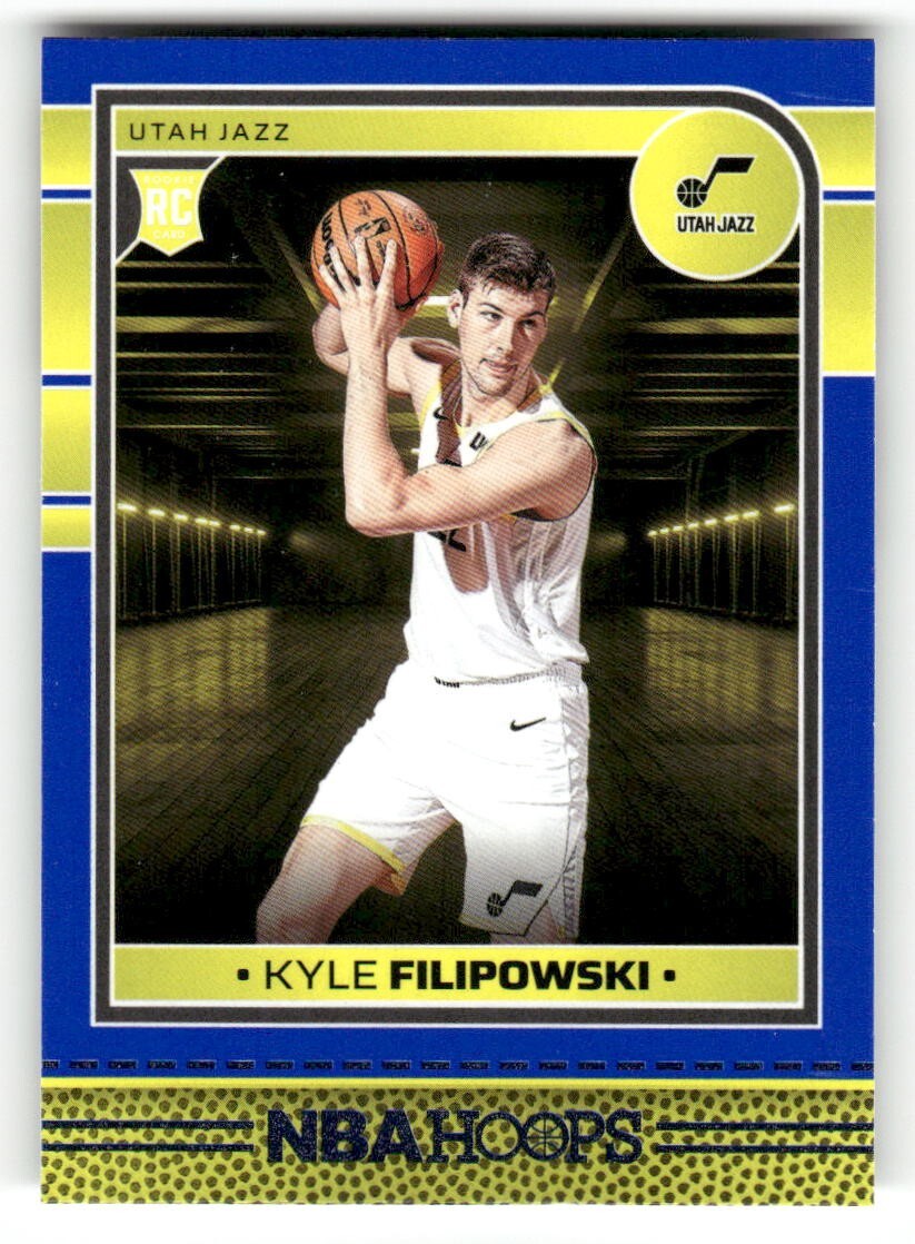 2024-25 NBA Hoops Kyle Filipowski Blue Parrarel (RC) #262 Jazz
