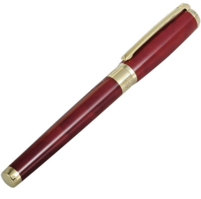 S.T. Dupont Atelier Red Chinese Lacquer Rollerball Pen, 412710, New In Box