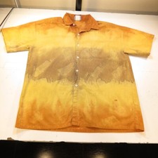VINTAGE SINGLE STITCH WEST EXPRESS CALIFORNIA SURFER STYLE SHIRT Mens L DYED