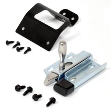 Fastback Fold Down Rear Seat Latch Cover Set 1965-1966 Mustang