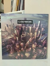 Sonic Highways Foo Fighters Record, 2014 vinyl LP sealed hype sticker composite