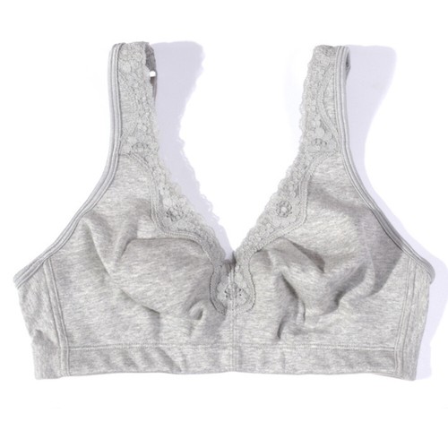 No Wire Cotton Comfort Stretch Support Smooth Bra Plus Bralette Full Coverage BH - Picture 11 of 25