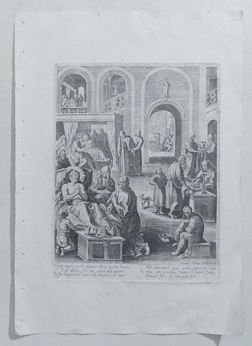 I125327 65 Engraving 1600 - Icones operum misericordiæ quæ ad corpus pertinet