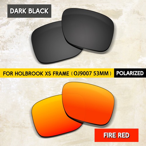 2 Pairs Anti-Scratch POLARIZED Lenses for Oakley Holbrook XS OJ9007 53mm, 1.5mm - Picture 4 of 19